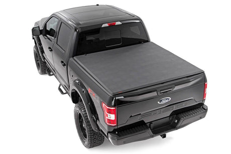 Soft Tri-Fold Bed Cover | 5'7" Bed | Ford F-150 (15-20)/Raptor (17-20) 