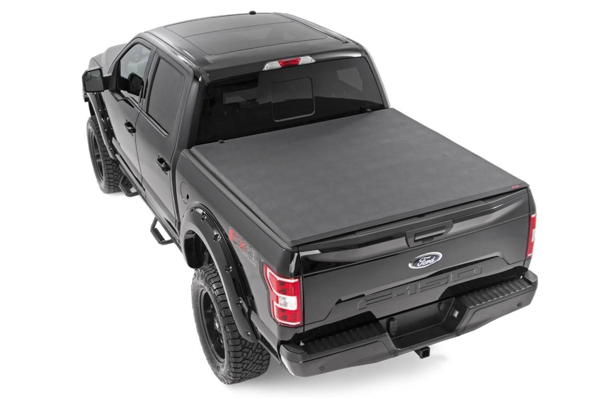 Soft Tri-Fold Bed Cover | 5'7" Bed | Ford F-150 (21-24)/F-150 Lightning (22-24) 