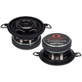 Alphasonik NS35 | 3.5" 90W 2-Way Coaxial Speakers 3-Ohm (Pair) Alphasonik