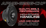 Audiopipe APMB-628G-CHF 6.5" 150W RMS Compression Horn Midrange Speakers (Single)
