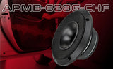 Audiopipe APMB-628G-CHF 6.5" 150W RMS Compression Horn Midrange Speakers (Single)