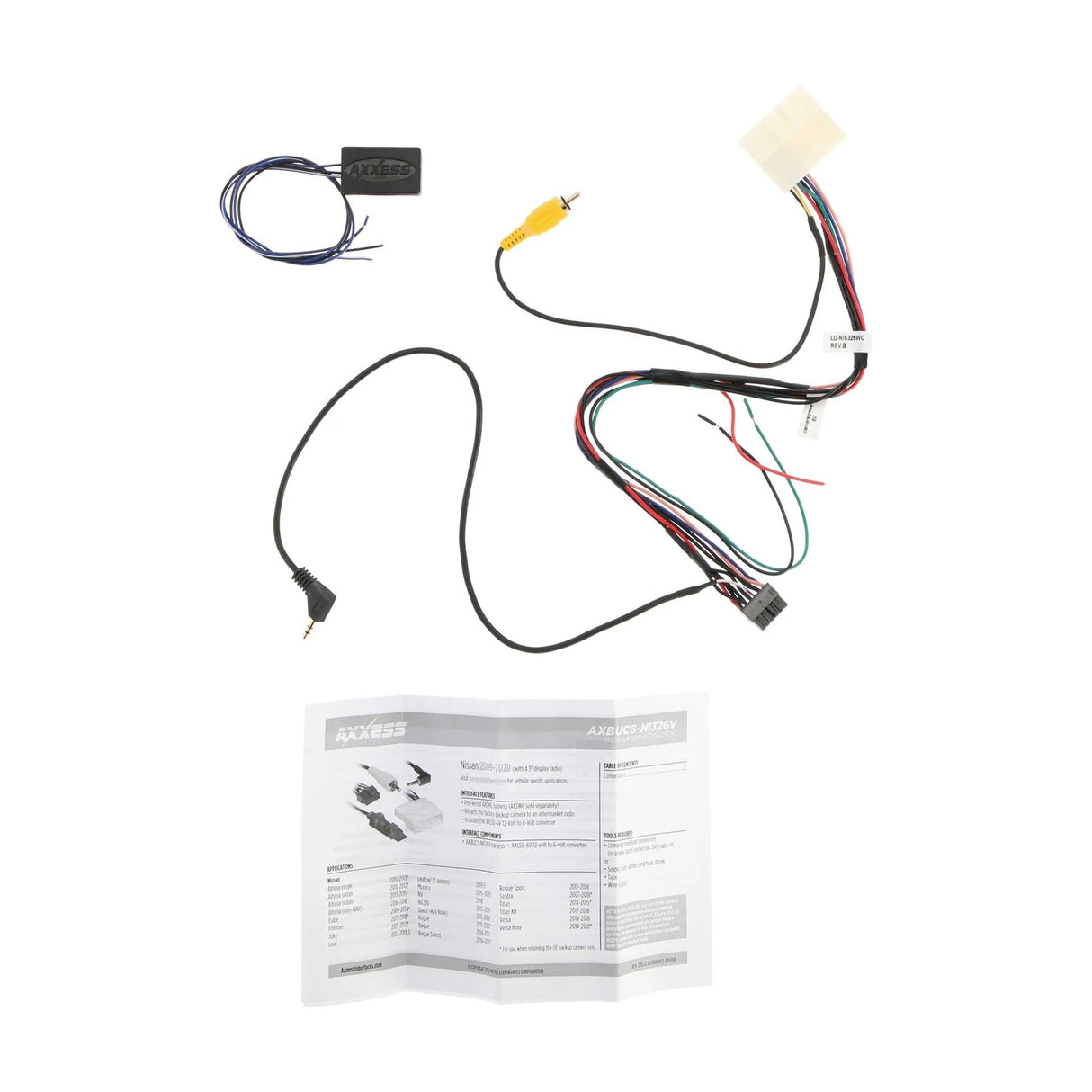 Metra AXBUCS-NI326V Steering Wheel Control Harness For NISSAN 2007-2020 Metra