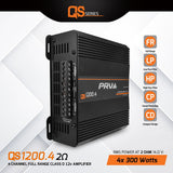 PRV Audio QS1200.4 | 4-Channel Class D Amplifier 2-Ohm