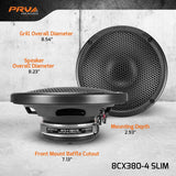 PRV Audio 8CX380-4 SLIM | 8" 380W Coaxial Speaker (Single)