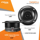PRV Audio TW500Ti-4 Shallow Bullet Tweeters (Pair)