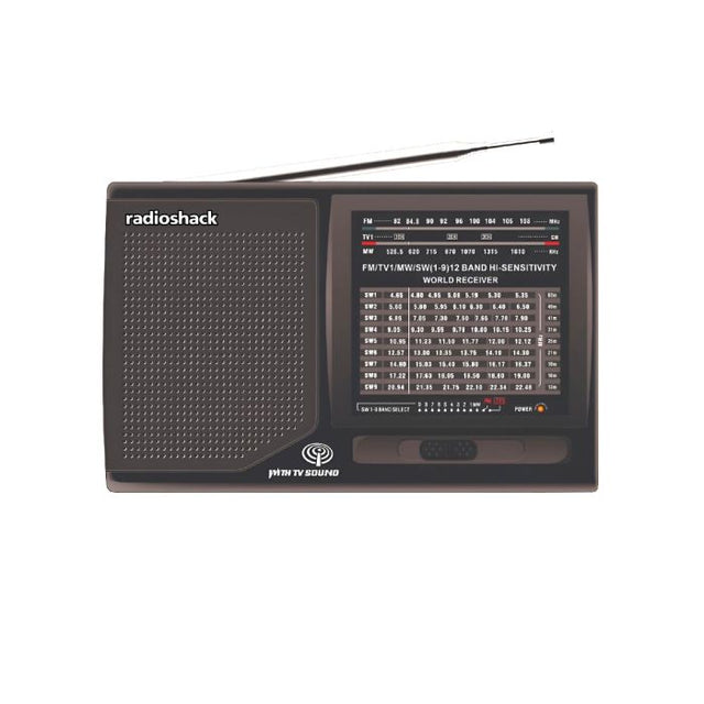 RadioShack World Receiver Portable Radio – AM/FM/SW/TV Bands RadioShack