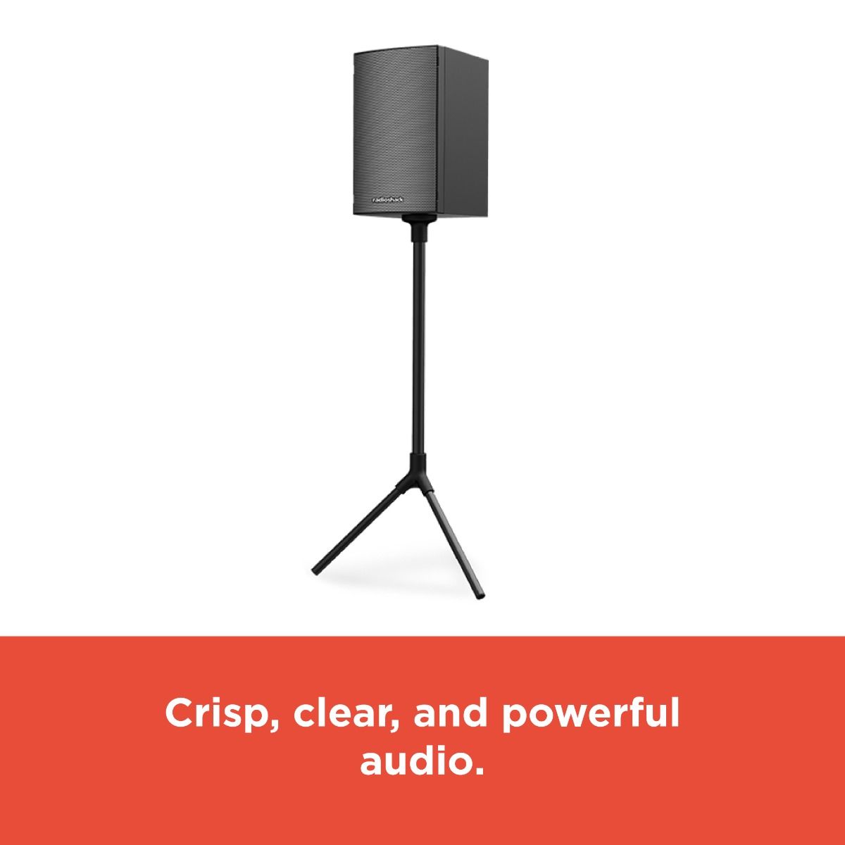 RadioShack 240W Tower Speaker with FM Radio & Karaoke Function Radio Shack