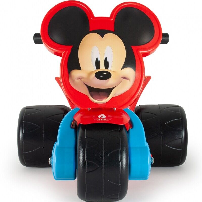 INJUSA Mickey Mouse Samurai Tricycle Ride-On with 6V Battery for Kids