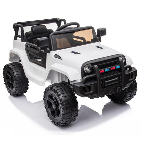 Interactive 12V Electric Ride On Truck for Kids with 3 Modes, Lights, Music, and Remote Control
