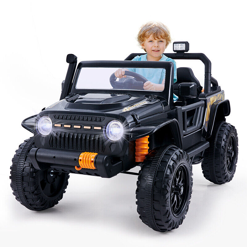 Electric Parent-child Ride On Truck with Remote Control - Perfect Xmas Gift for Kids (12V)