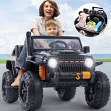 Electric Ride-On Car for Kids with Parental Remote Control, LED Lights, and MP3 Player - 12V