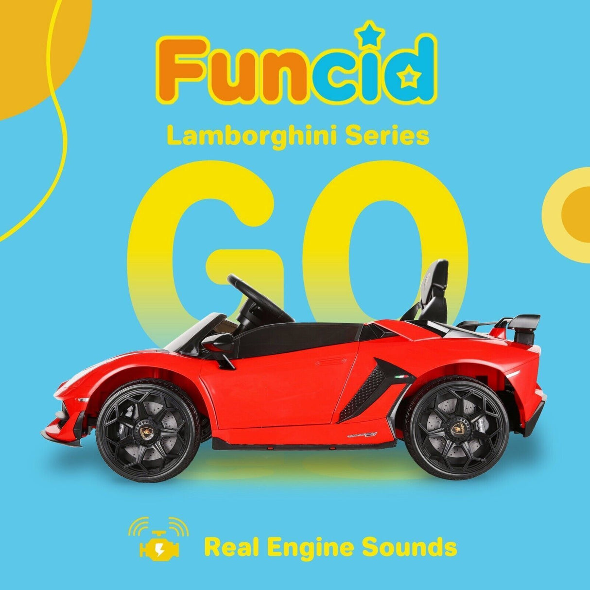 Green 2.4G RC Electric Ride-On Car for Kids with Light and Music, Openable Doors