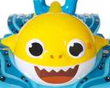 Interactive Baby Shark 6V Quad Ride-On with Light-Up Handlebars and Catchy Song