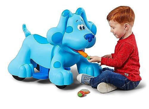 Interactive Blue's Clues Snack Time Ride-On Toy by Kid Trax - 6V Rideamals with 20 Fun Sounds