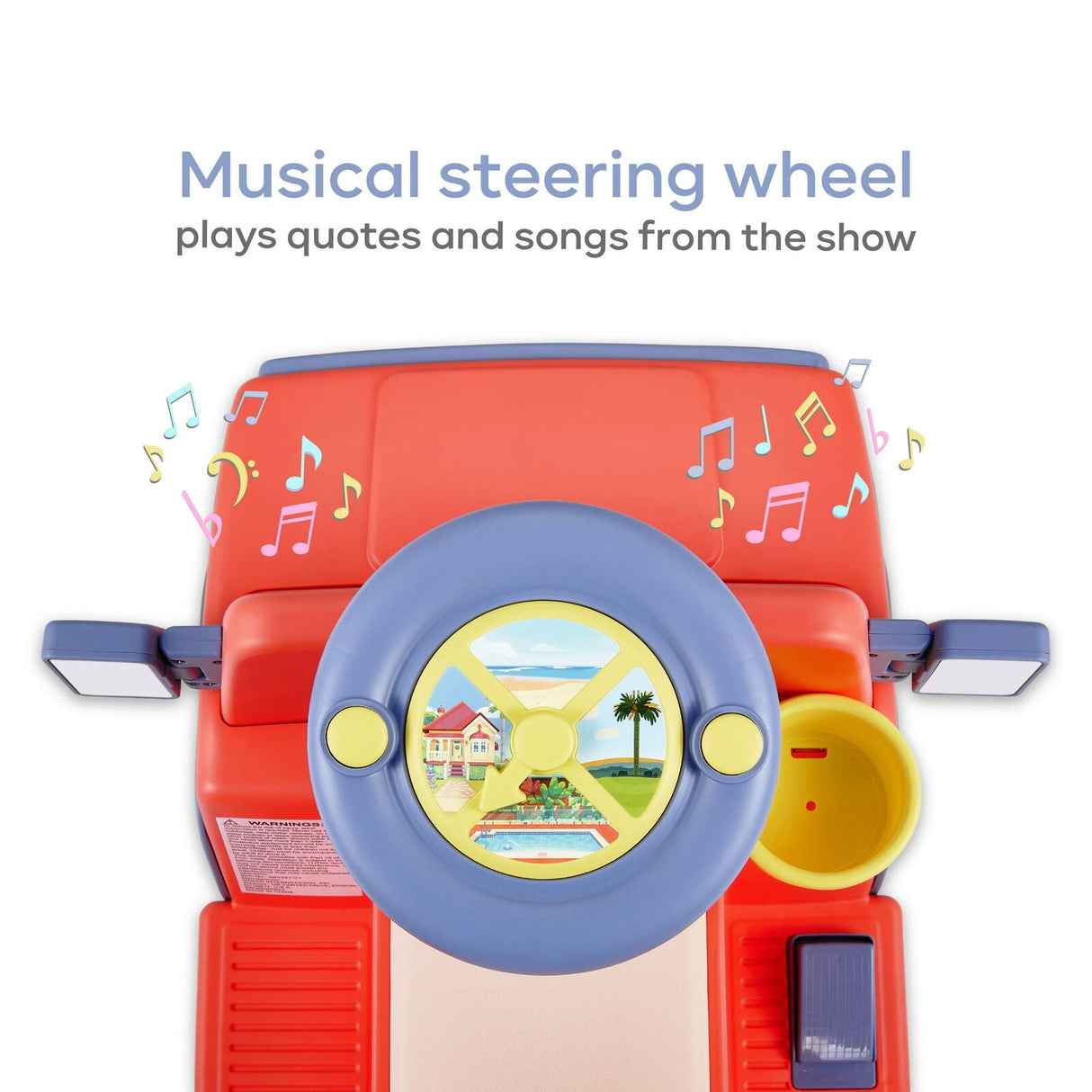 Interactive Electric Car for Toddlers - Fun 6V Ride-On Toy with Sounds for Kids Ages 1 and Up