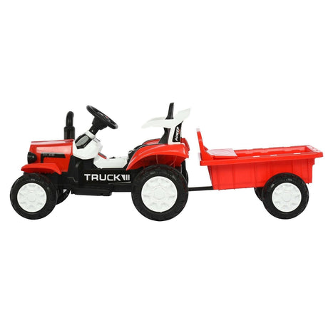 Interactive Electric Tractor Scooter for Kids with Detachable Trailer - Perfect for Playtime Fun!
