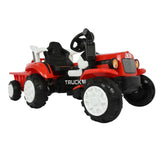 Fun and Functional Children's Electric Tractor Scooter with Detachable Trailer - Perfect for Playtime!