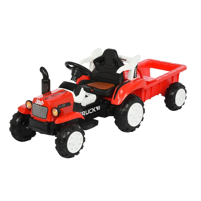 Interactive Electric Tractor Set with Detachable Cars for Toddlers 1-3 Years