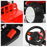 Interactive Electric Tractor Set with Detachable Cars for Toddlers 1-3 Years