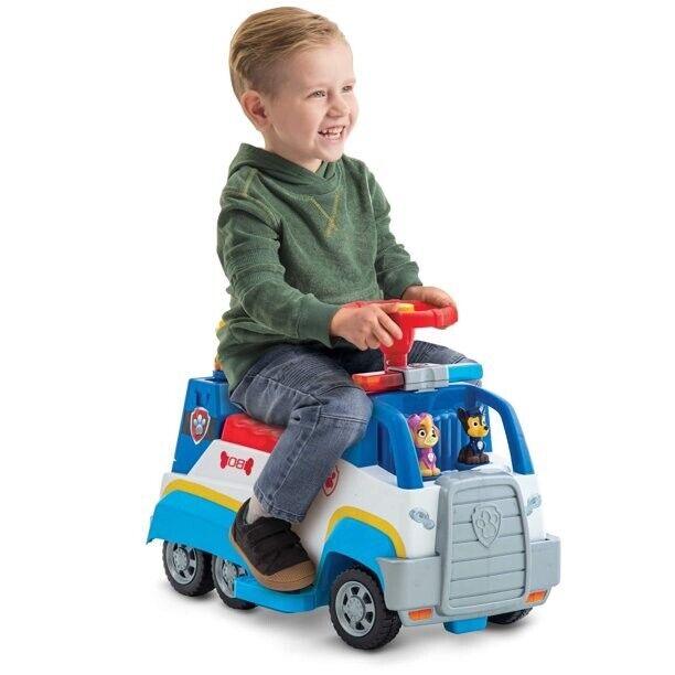 Interactive Paw Patrol Ride-On Car with Action Figure Pups for Imaginative Play