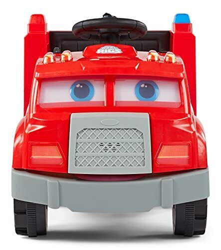 Interactive Toddler Fire Truck Ride On Toy for Kids Ages 1.5-4 Years - Realistic Rigs Experience