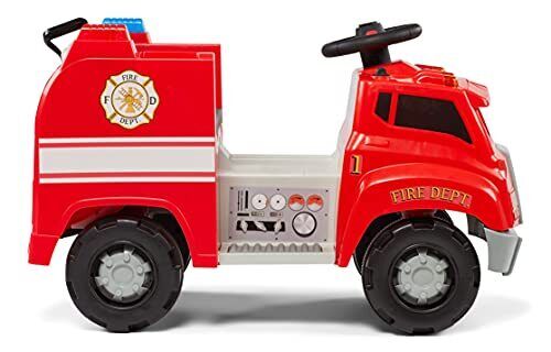 Interactive Toddler Fire Truck Ride On Toy for Kids Ages 1.5-4 Years - Realistic Rigs Experience