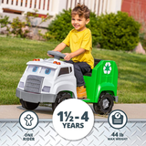 Interactive Toddler Recycling Truck Ride-On Toy by Kid Trax - Perfect for Kids Ages 1 and Up!