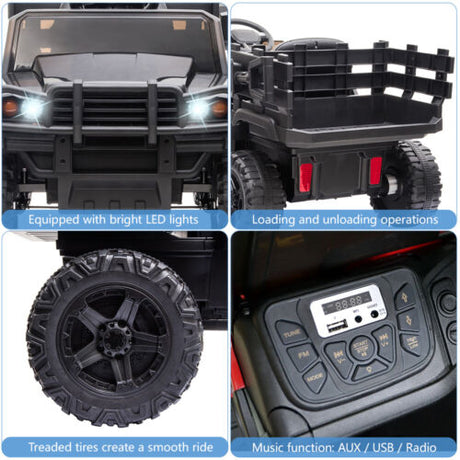 Introducing the Powerful LZ-926 Off-Road Vehicle Battery with Remote Control in Sleek Black Design