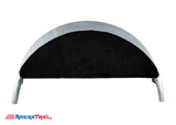 Single Axle Smooth Fender, 9" Wide, Available with Carpeted Fender Pad - Amera Trail Original Equipment