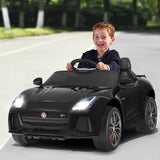 Jaguar F-Type SVR 12V Licensed Ride On Car for Kids with Music & Lights - Black