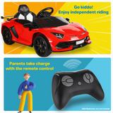 Jeep 24V/12V Kids Electric Ride-On Car with Remote Control, 3 Speeds, and LED Lights