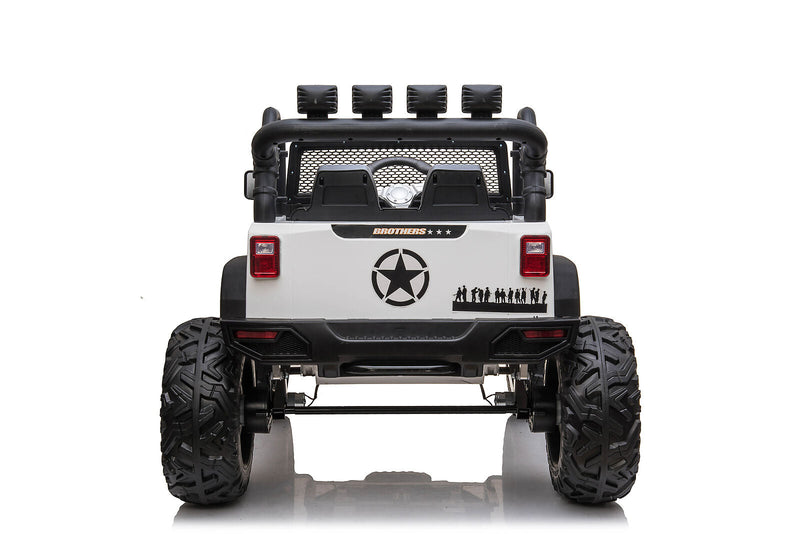JEEP Double Drive Children's Ride-On Car with 24V Power and Dual 200W Motors