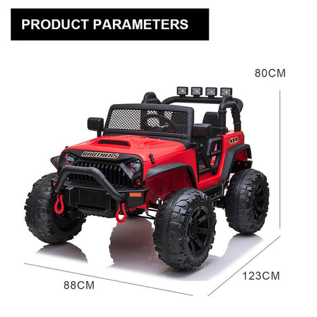 JEEP Double Drive Children's Ride-On Car with 40W*2 Motor and 12V7AH*1 Battery