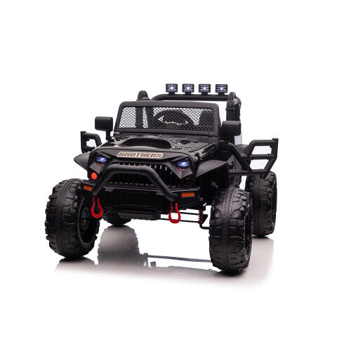 Jeep Double Drive Children's Ride-On Car with Powerful 40W Motors and Long-Lasting 12V Battery