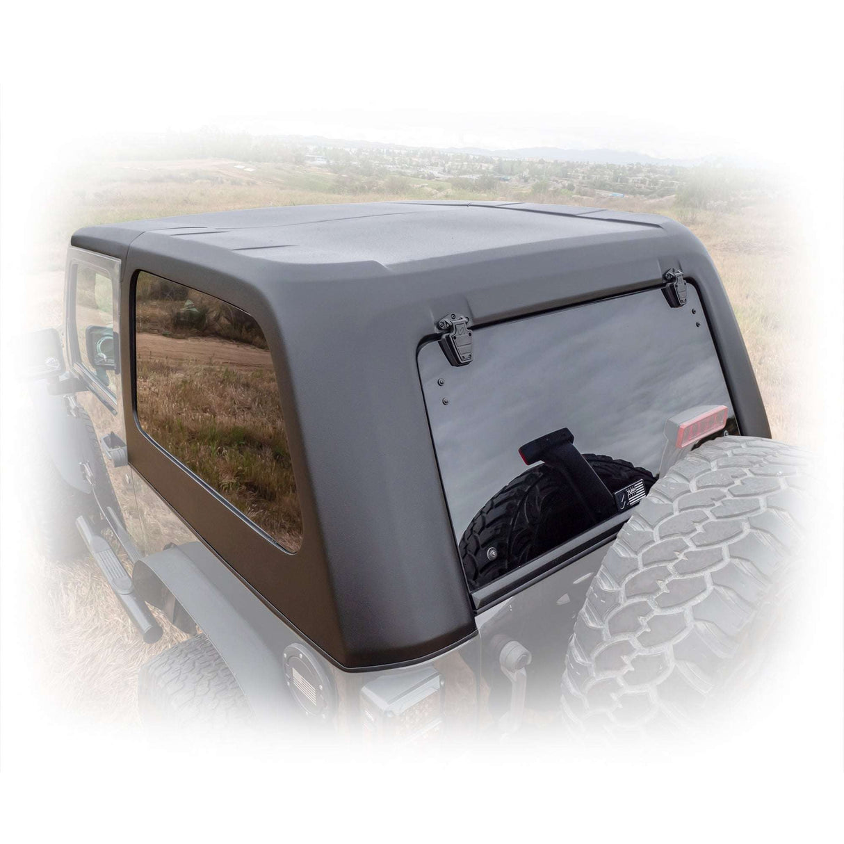 Jeep JK 2‑Door Fastback 2‑Piece Hard Top | 2007–2018 Turn Offroad