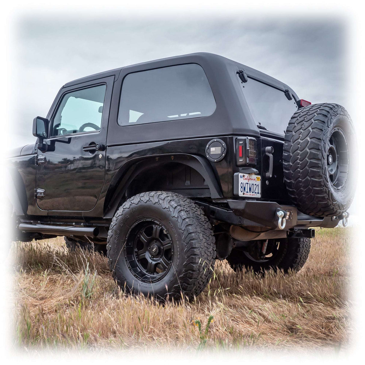 Jeep JK 2‑Door Fastback 2‑Piece Hard Top | 2007–2018 Turn Offroad