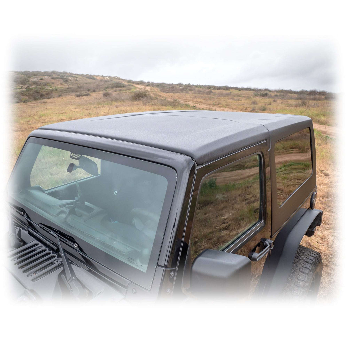 Jeep JK 2‑Door Squareback 2‑Piece Hard Top | 2007–2018 Turn Offroad