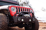 DV8 Offroad 07-18 Jeep JK, 18+ JL/ JT Jeep Wrangler Pocket Front Bumper