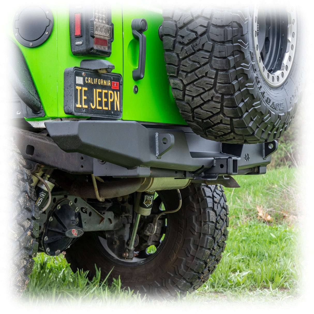 Jeep JK Rear Bumper with Hitch Receiver | 2007–2018 Turn Offroad