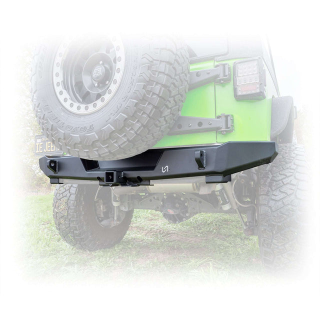 Jeep JK Rear Bumper with Hitch Receiver | 2007–2018 Turn Offroad