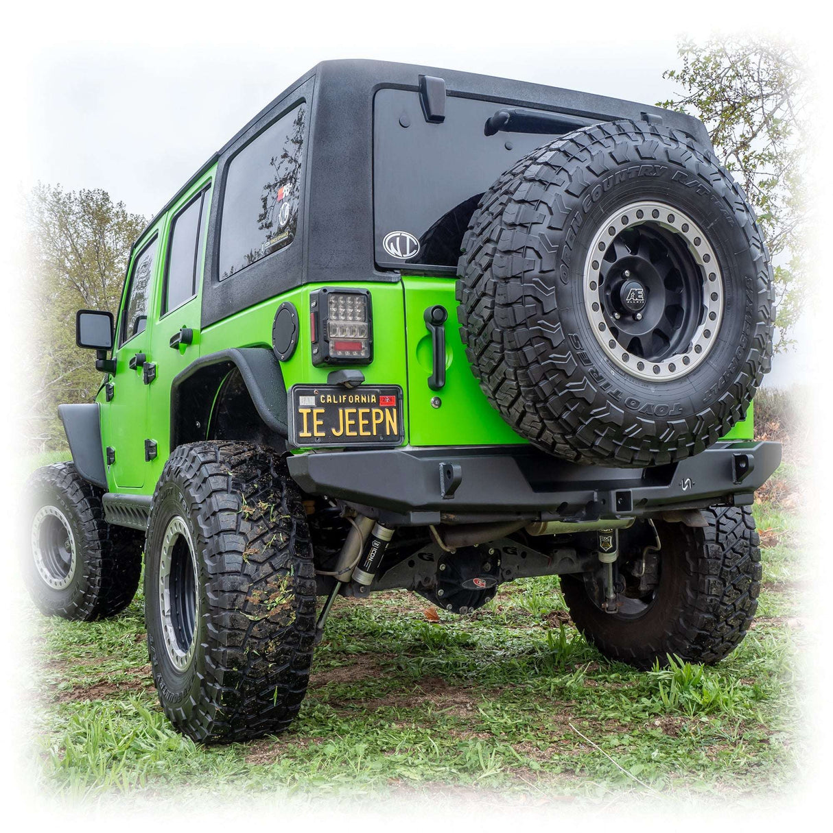 Jeep JK Rear Bumper with Hitch Receiver | 2007–2018 Turn Offroad