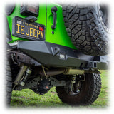 Jeep JK Rear Bumper with LED Pod Lights & Hitch Receiver | 2007–2018 Turn Offroad