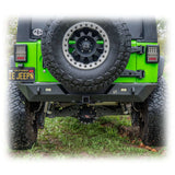 Jeep JK Rear Bumper with LED Pod Lights & Hitch Receiver | 2007–2018 Turn Offroad