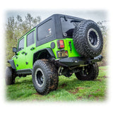 Jeep JK Rear Bumper with LED Pod Lights & Hitch Receiver | 2007–2018 Turn Offroad