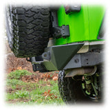 Jeep JK Rear Bumper with LED Pod Lights & Hitch Receiver | 2007–2018 Turn Offroad