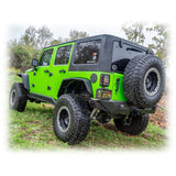 Jeep JK Rear Bumper with LED Pod Lights & Hitch Receiver | 2007–2018 Turn Offroad