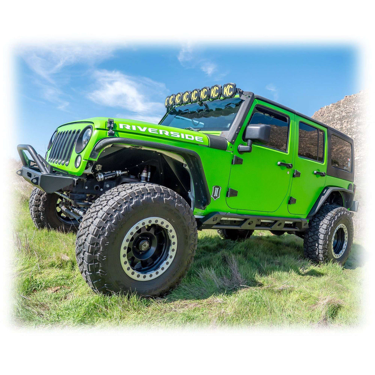 Jeep JK Rock Sliders | Frame-Mount System | 2007–2018 Turn Offroad