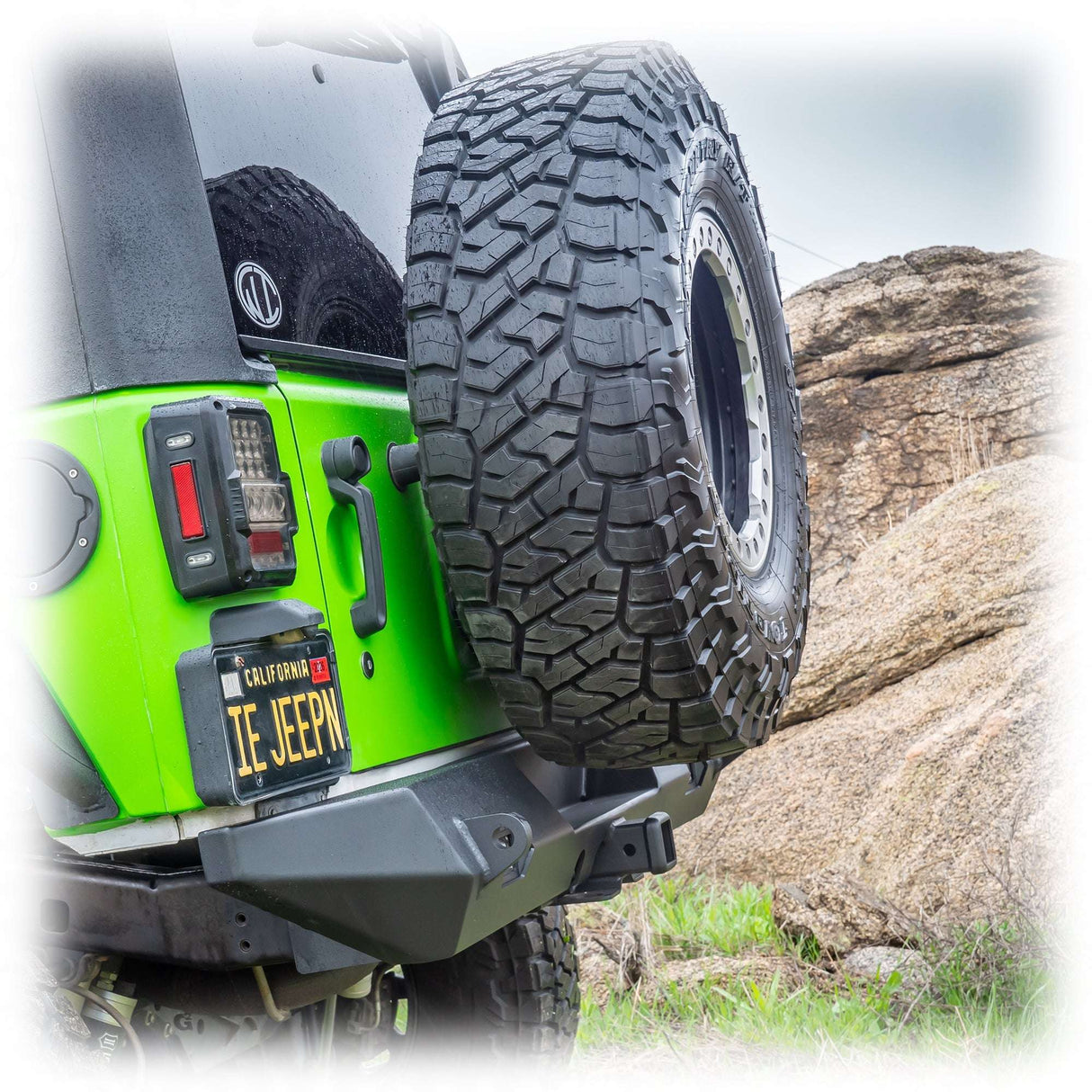 Jeep JK Tire Carrier + Tailgate Reinforcement | 2007–2018 Turn Offroad
