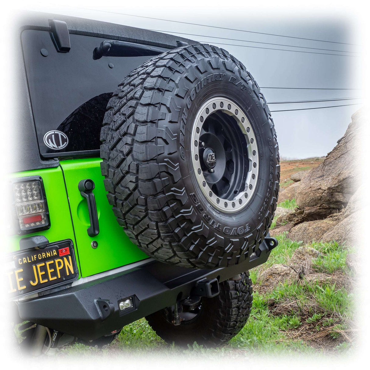 Jeep JK Tire Carrier + Tailgate Reinforcement | 2007–2018 Turn Offroad