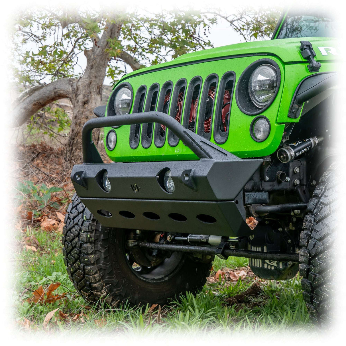 Jeep JK/JL/JT Front Bumper with Full Skid Plate | 2007–2025 Turn Offroad